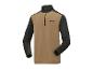 Chemise Parkside zippée marron et noire.