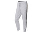 Grijze joggingbroek met K-Way logo langs de zijkant.