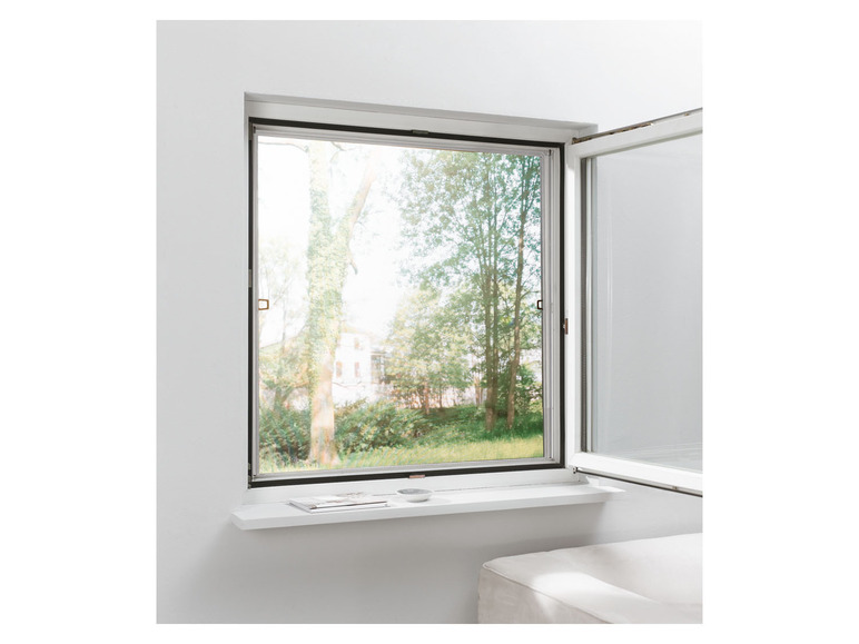 Aller en mode plein écran LIVARNO home Moustiquaire extensible pour fenêtre, max. 120 x 140 cm - Photo 3