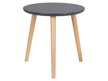 Table Basse Carrée Livarno - Blanc Laqué - 45cm - Acier Et Plastique - Occasion
