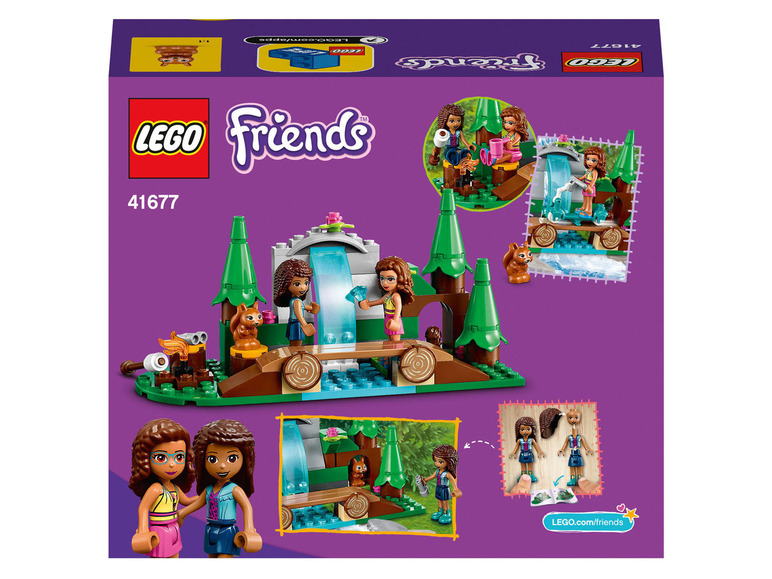 Aller en mode plein écran LEGO® Friends Cascade dans la forêt (41677) - Photo 2
