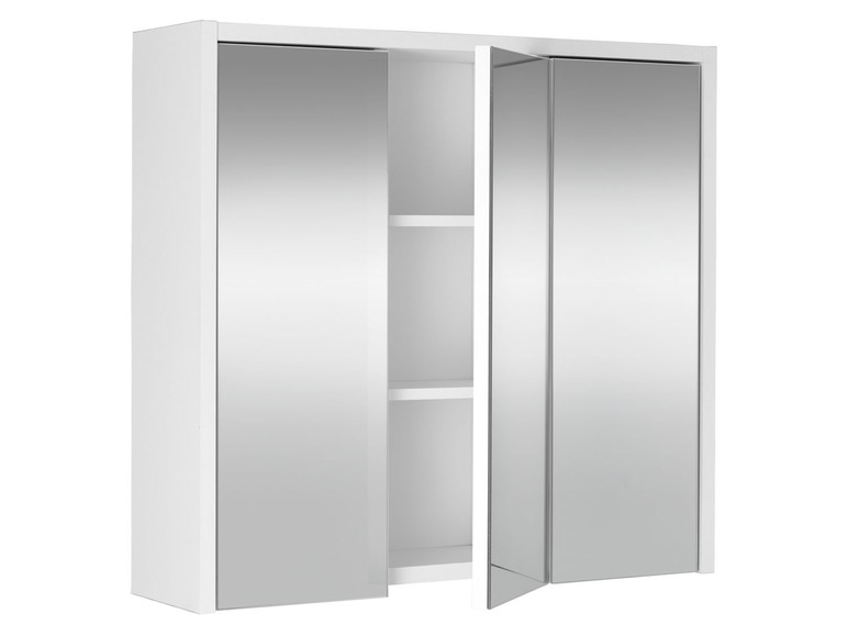 Aller en mode plein écran LIVARNO home Armoire de toilette à miroir, 65 x 60 x 17 cm - Photo 5