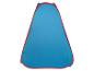 Tente de plage pop-up bleue avec bordure rouge