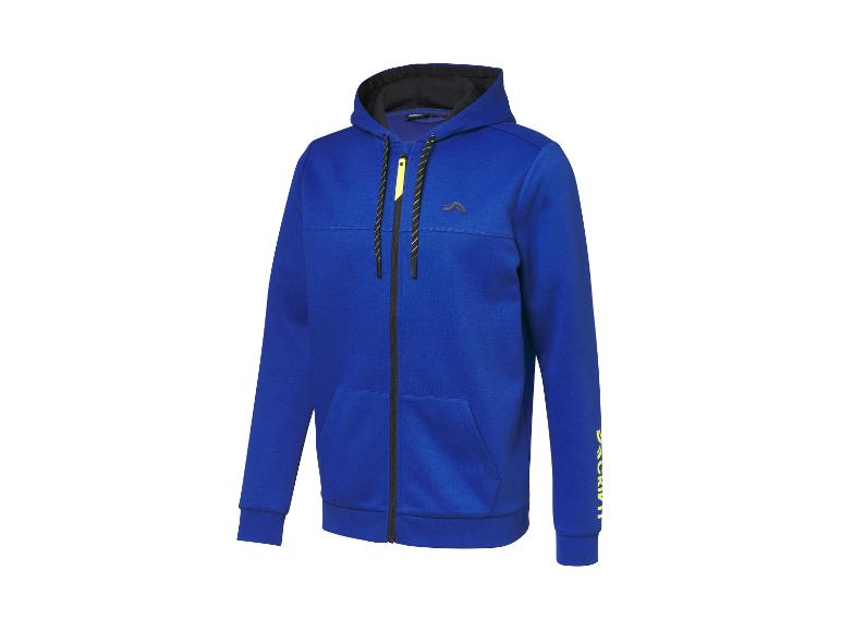 Sweat à capuche bleu pour homme Jack Wolfskin.