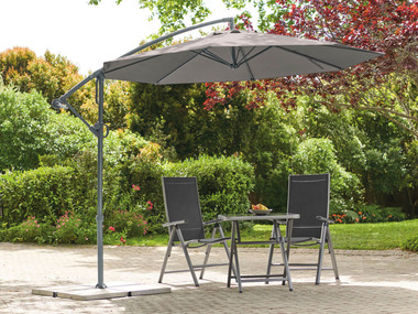 LIVARNO home Zwevende parasol Ø 300 cm, handzwengel