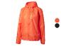 Veste de pluie orange à capuche et fermeture éclair, avec options de couleur