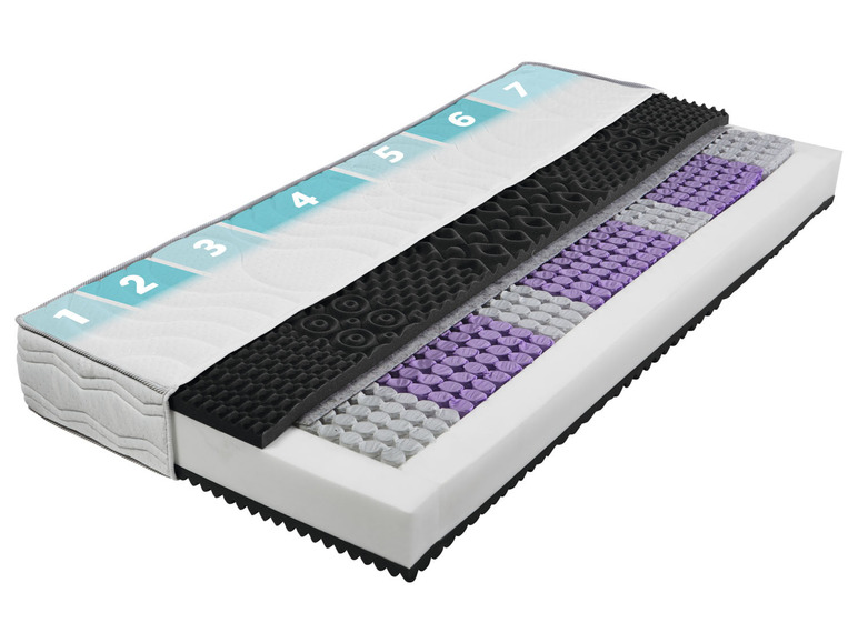 Ga naar volledige schermweergave: LIVARNO home Pocketveringmatras, 90 x 200, H2 - afbeelding 2