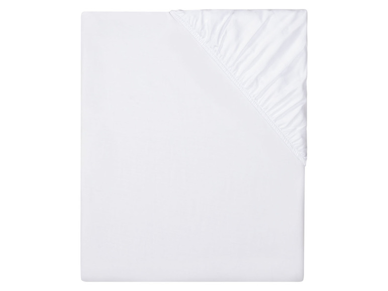 Ga naar volledige schermweergave: LIVARNO home Satijnen hoeslaken, 90-100 x 200 cm - afbeelding 1