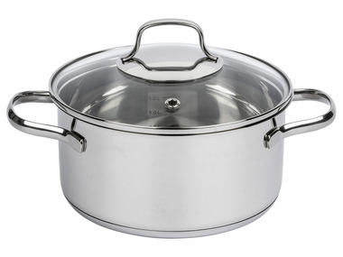 ERNESTO® Roestvrijstalen kookpot, inhoud 2,5 L