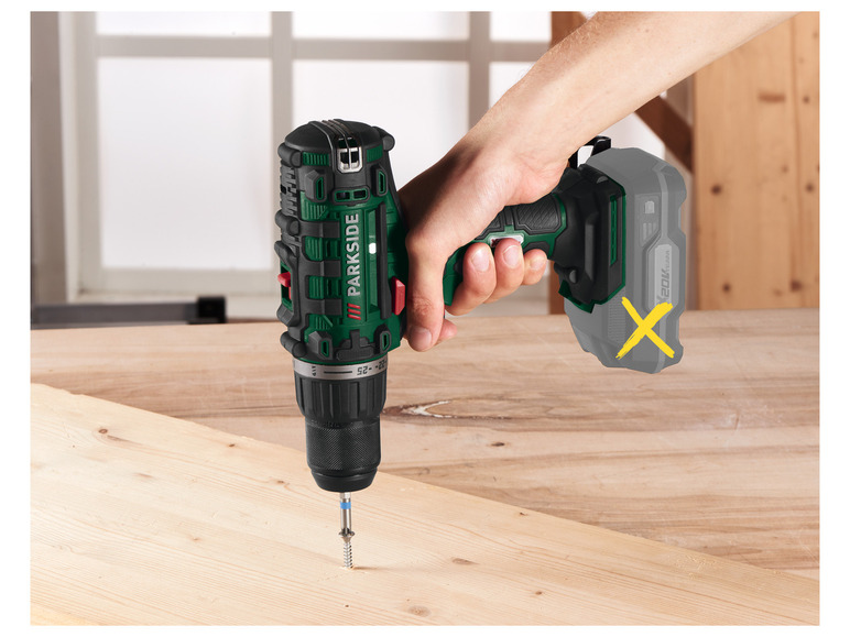 Ga naar volledige schermweergave: Accuschroefboormachine 20 V PARKSIDE® PABS20 - afbeelding 5