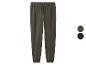 Pantalon de jogging vert avec cordon de serrage et deux options de couleur.