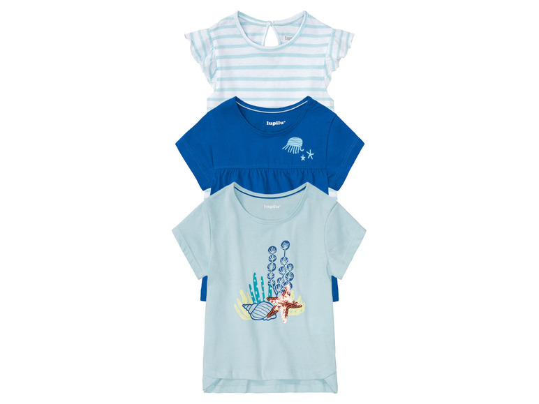 Ga naar volledige schermweergave: lupilu® Set van 3 katoenen T-shirts - afbeelding 20