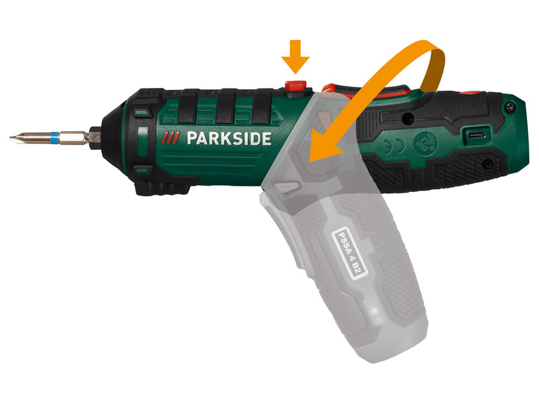 Aller en mode plein écran PARKSIDE® Visseuse sans fil » PSSA 4 B2 «, 4 V - Photo 6