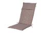 Coussin de chaise longue beige avec attaches, marque LIVARNO home.
