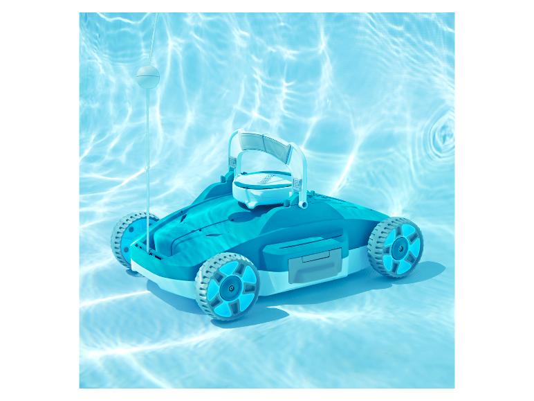 Robot nettoyeur de piscine Dolphin en action.