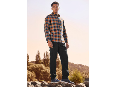 LIVERGY® Chemise à carreaux en flanelle chaude