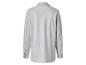 Vue arrière d'une chemise gris clair à manches longues avec col et poignets boutonnés