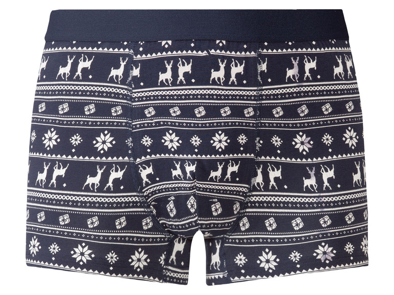 Aller en mode plein écran LIVERGY® Set de 2 boxers de Noël en un mélange de coton - Photo 3