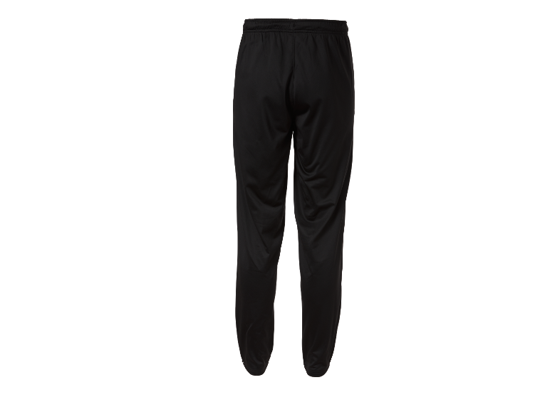 Zwarte sportbroek.