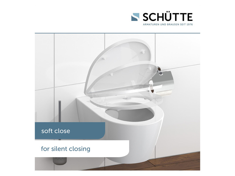 Ga naar volledige schermweergave: Schütte WC-zitting hoogglans met soft-close-mechanisme en snelsluiting - afbeelding 9