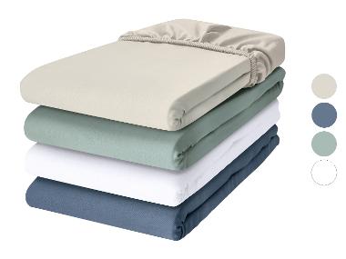 LIVARNO® Drap-housse en satin, 140-160 x 200 cm