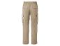 Beige cargbroeken met zakken.