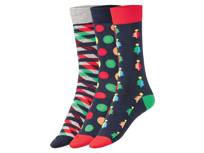 Aller en mode plein écran Fun Socks Set de 3 paires de chaussettes en un mélange de coton - Photo 10