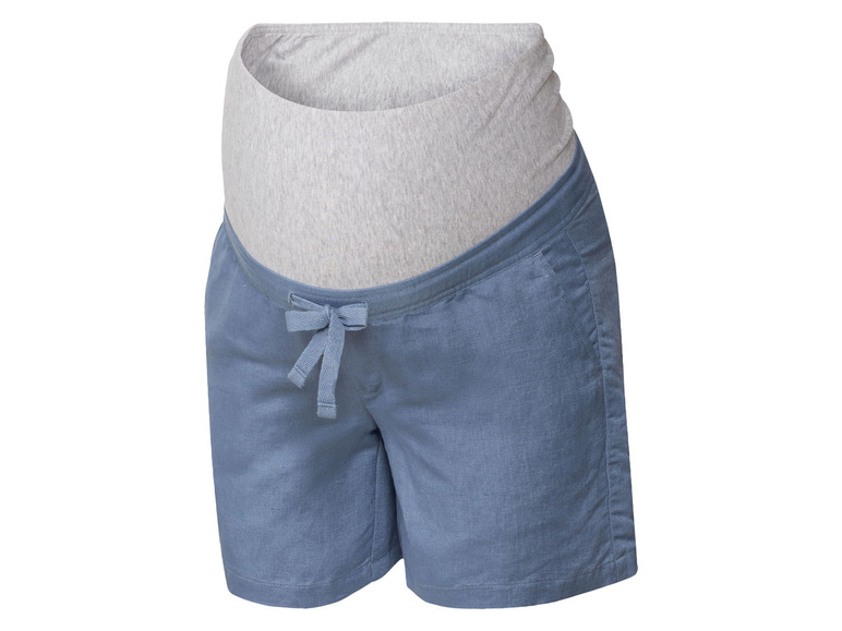 Ga naar volledige schermweergave: esmara® Zwangerschapsshort van een linnenmix - afbeelding 4