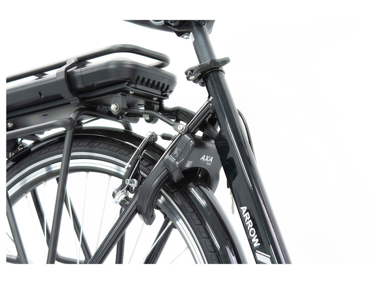 Ga naar volledige schermweergave: Colorado Elektrische fiets »Shiny Black Lady«, 28", voorwielmotor - afbeelding 6