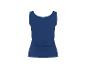 Dames marineblauwe tanktop, achterkant.