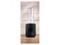 Zwarte SilverCrest blender met transparante beker op een houten aanrecht