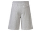 Short de sport gris avec ceinture élastique.