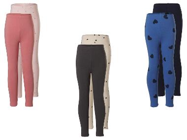 LUPILU® Leggings thermiques pour filles, 2 pièces