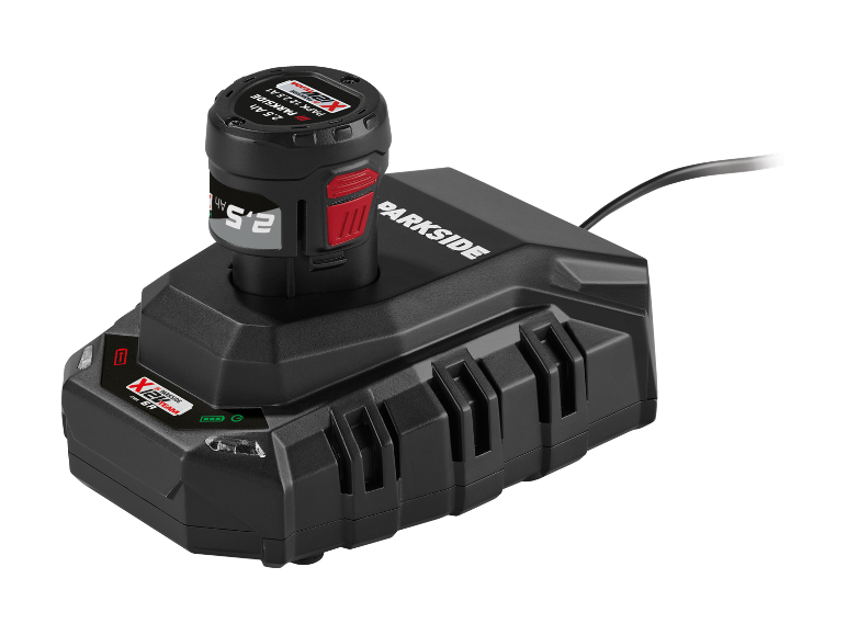 Oplader met 2,5 Ah accu