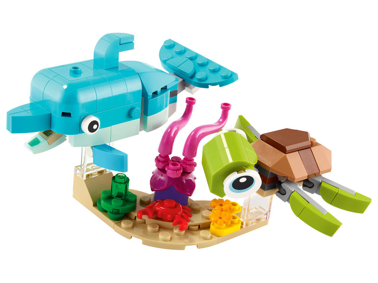 Aller en mode plein écran LEGO® Creator « Le dauphin et la tortue » (31128) - Photo 2