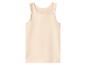 Effen beige heren tanktop