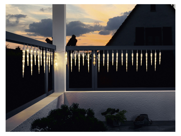 Ga naar volledige schermweergave: LIVARNO home IJspegel-ledlichtketting - afbeelding 2