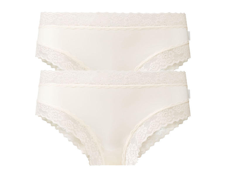 Aller en mode plein écran esmara® Set de 2 slips avec dentelle - Photo 6