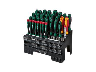 PARKSIDE® Jeu de tournevis et embouts, 101 pièces
