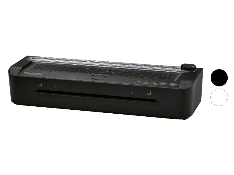 Plastifieuse et massicot Tronic en noir