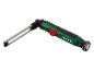 Lampe de travail pliable PARKSIDE verte et noire avec bande lumineuse LED et base magnétique.