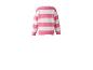 Sweat-shirt enfant à manches longues rayé rose et blanc