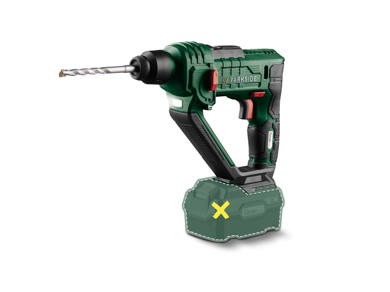 Ga naar volledige schermweergave: PARKSIDE® Accuboorhamer met SDS-plus »PABH 20-Li«, 20 V - afbeelding 1