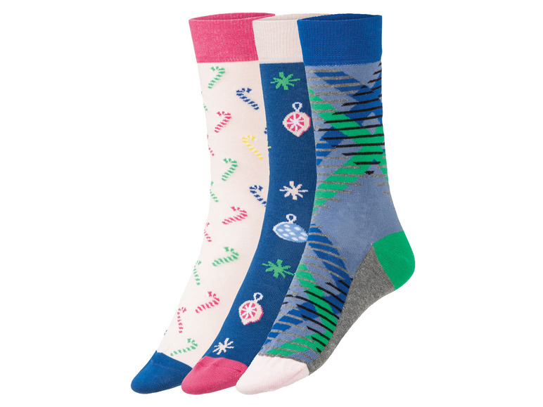 Aller en mode plein écran Fun Socks Set de 3 paires de chaussettes en un mélange de coton - Photo 6