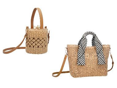 ESMARA® Sac à main en raphia