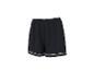 Short de sport noir avec liserés blancs