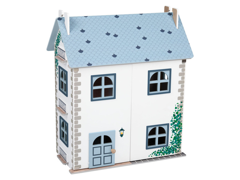 Ga naar volledige schermweergave: Playtive Uitklapbaar houten poppenhuis - afbeelding 3
