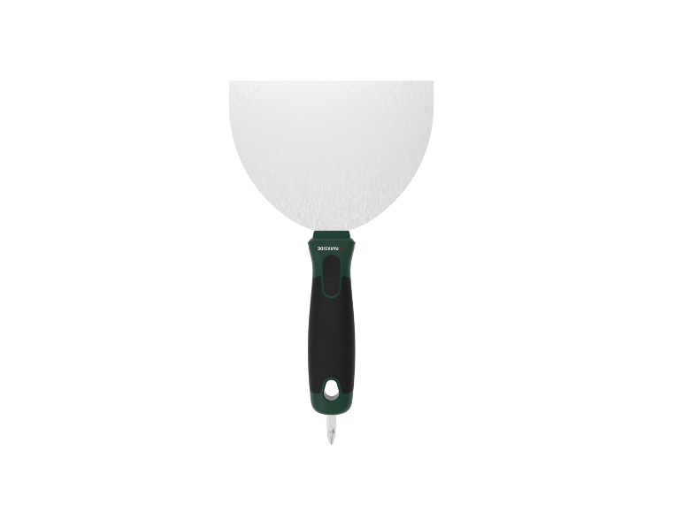 Parkside spatel met ergonomische handgreep.