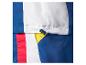 Blauw, wit en roze color-block jack en short