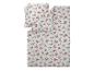Beddengoedset met dennenappel- en bessenpatroon